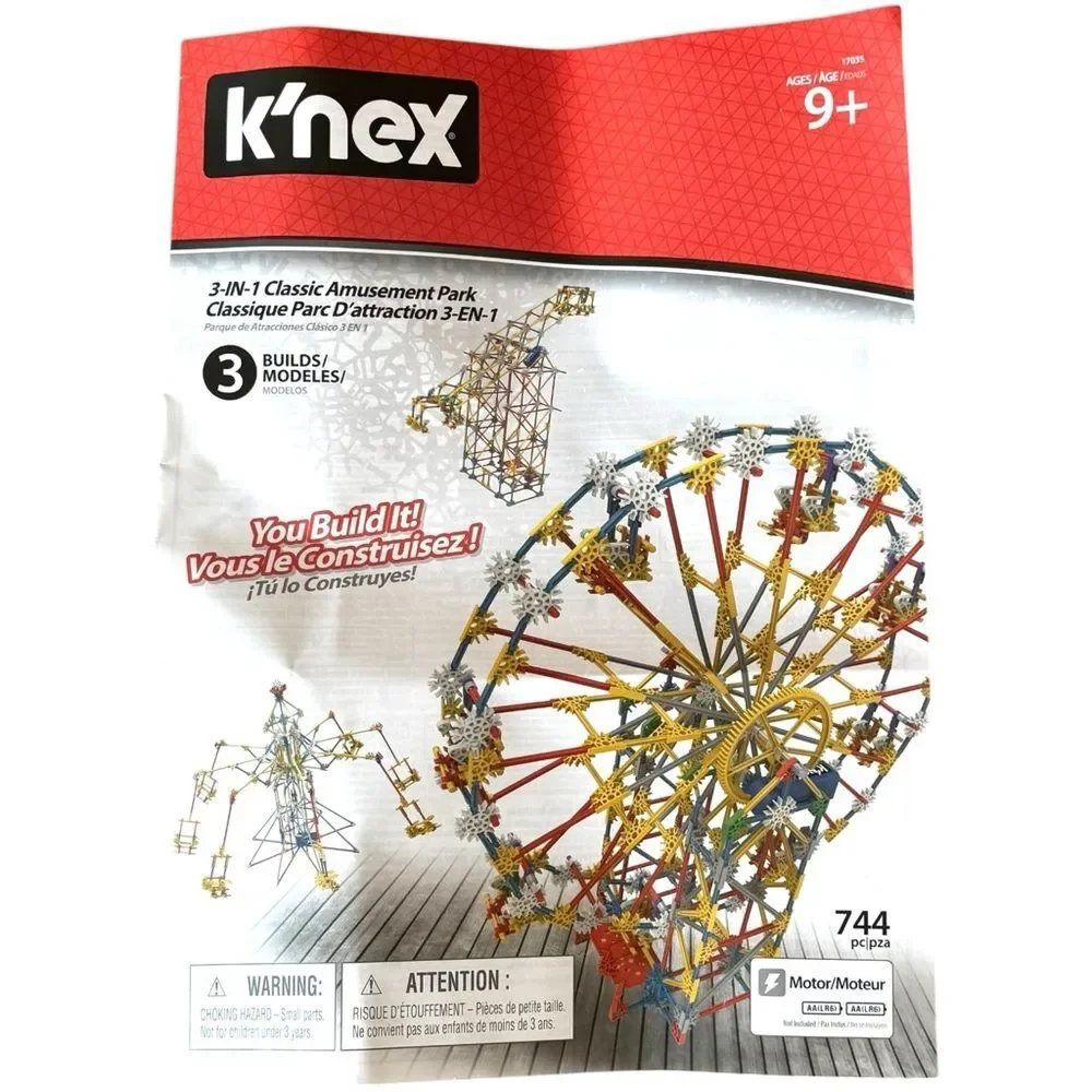 K’Nex Kids Building Construction Classic Timeless Gift Toy Assorted Pieces.